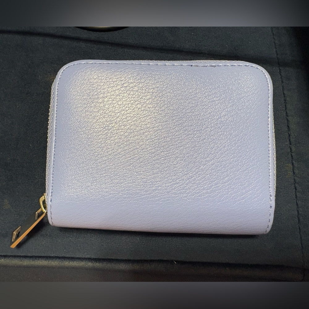 Target A New Day Periwinkle Zip Up Mini Card Wallet 3” x 2.5”